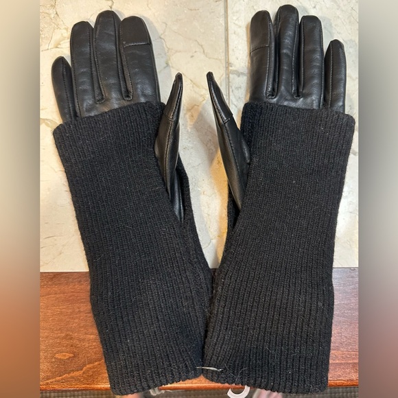 ALLSAINTS! Knit Cuff Gloves/Sheep leather/Size-S - Picture 2 of 9